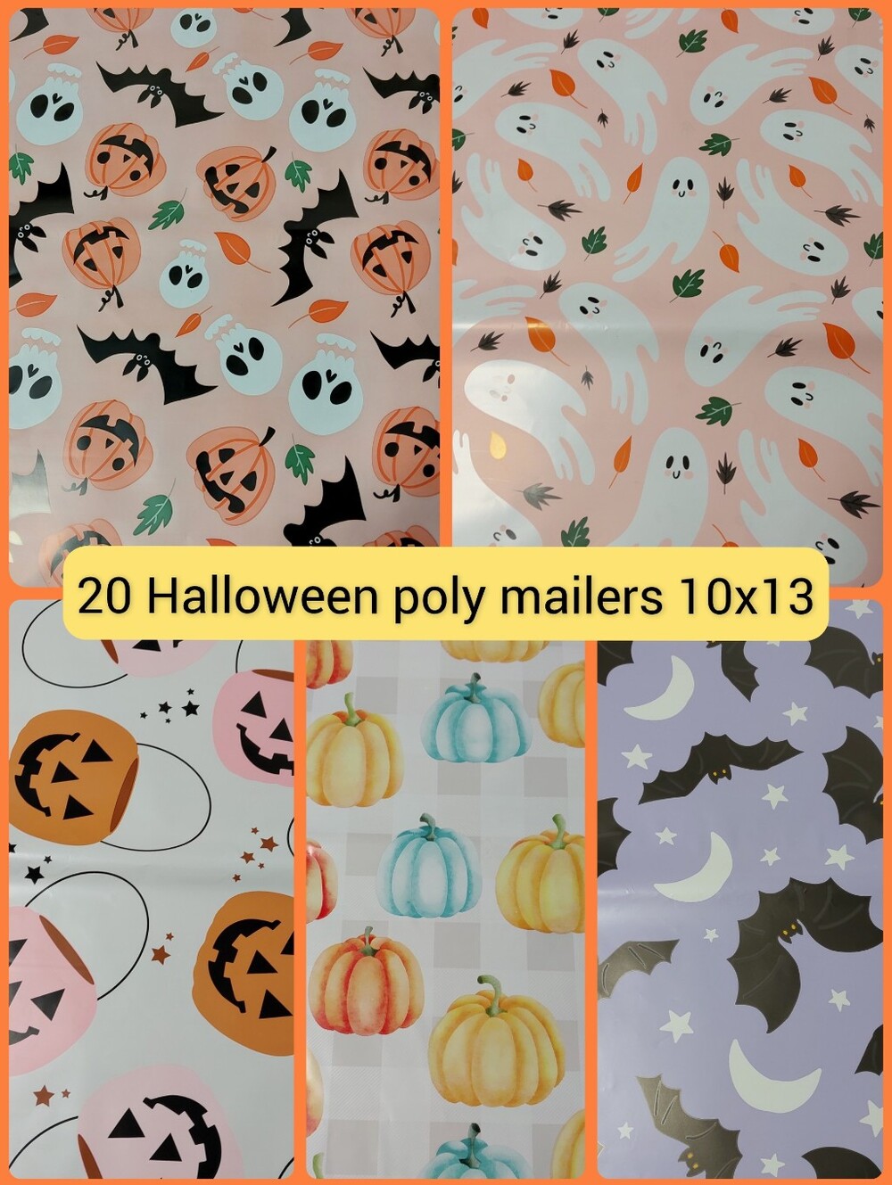 Halloween Poly Mailers Assorted Bundle